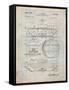 Self Digging Military Tank Patent-Cole Borders-Framed Stretched Canvas