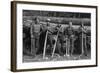 Self-Help Sawmill Workers-Dorothea Lange-Framed Art Print