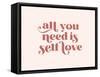 Self Love No2-Beth Cai-Framed Stretched Canvas