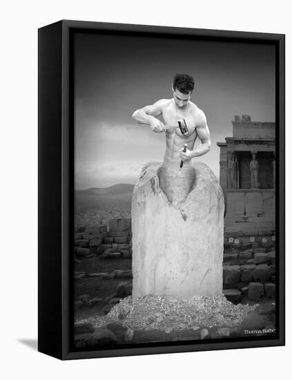 Self Made Man-Thomas Barbey-Framed Stretched Canvas