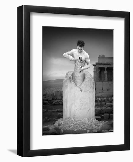 Self Made Man-Thomas Barbey-Framed Premium Giclee Print