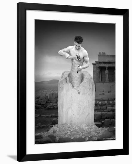 Self Made Man-Thomas Barbey-Framed Giclee Print