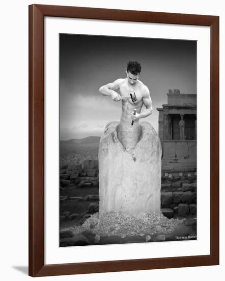 Self Made Man-Thomas Barbey-Framed Giclee Print