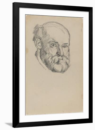 Self-Portait, C.1880-2-Paul Cézanne-Framed Giclee Print