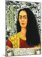 Self-Portait with Loose Hair, c.1947-Frida Kahlo-Mounted Art Print