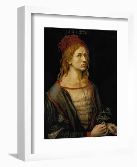 Self-Portrait, 1493-Albrecht Dürer-Framed Giclee Print