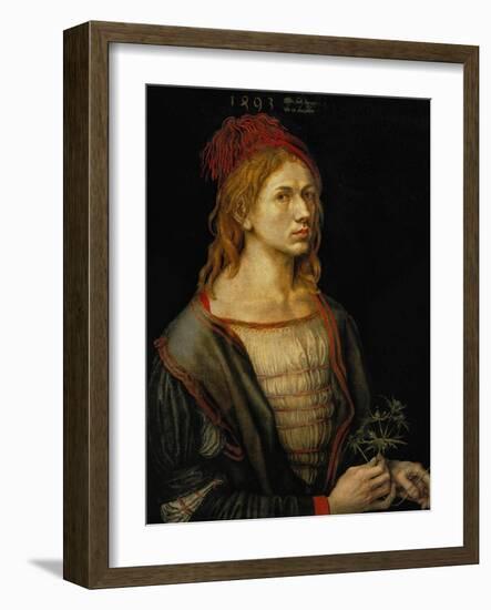 Self-Portrait, 1493-Albrecht Dürer-Framed Giclee Print