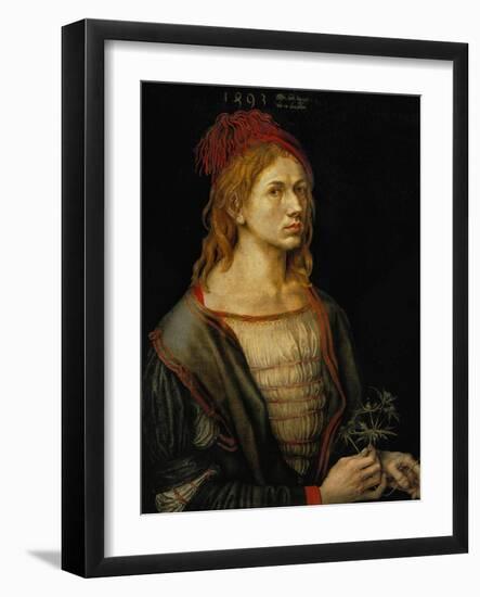 Self-Portrait, 1493-Albrecht Dürer-Framed Giclee Print