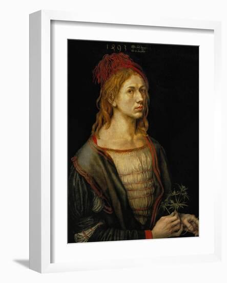 Self-Portrait, 1493-Albrecht Dürer-Framed Giclee Print