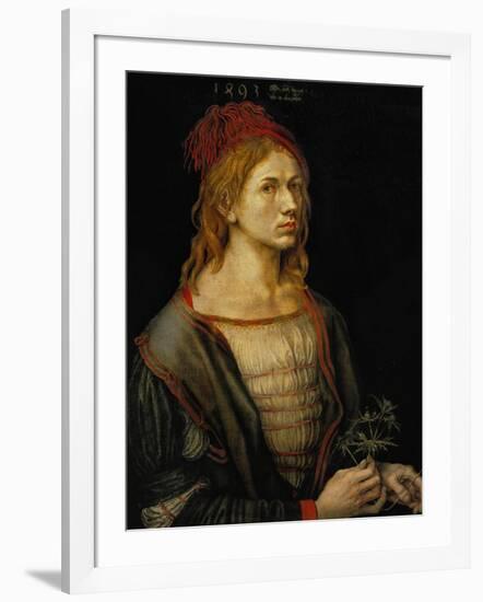 Self-Portrait, 1493-Albrecht Dürer-Framed Giclee Print