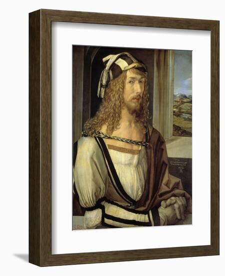 Self-portrait, 1498, German School-Albrecht Dürer-Framed Giclee Print