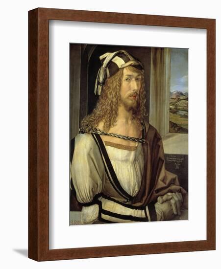 Self-portrait, 1498, German School-Albrecht Dürer-Framed Giclee Print