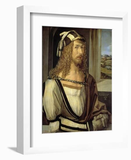 Self-portrait, 1498, German School-Albrecht Dürer-Framed Giclee Print