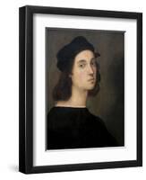 Self-Portrait, 1505-1506-Raphael-Framed Giclee Print