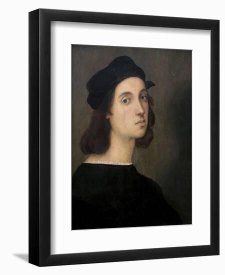 Self-Portrait, 1505-1506-Raphael-Framed Giclee Print