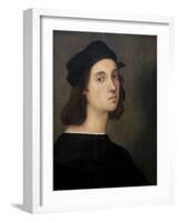 Self-Portrait, 1505-1506-Raphael-Framed Giclee Print
