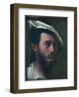 Self Portrait, 1525-30-Francesco Primaticcio-Framed Giclee Print