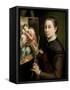 Self Portrait, 1556-Sofonisba Anguisciola-Framed Stretched Canvas