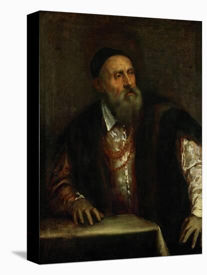 Self-Portrait, 1562-Titian (Tiziano Vecelli)-Stretched Canvas