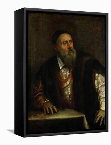 Self-Portrait, 1562-Titian (Tiziano Vecelli)-Framed Stretched Canvas