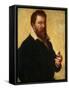 Self-Portrait, 1566-Lambert Lombard-Framed Stretched Canvas