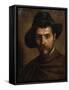 Self-Portrait, 1593-Annibale Carracci-Framed Stretched Canvas