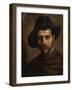 Self-Portrait, 1593-Annibale Carracci-Framed Giclee Print