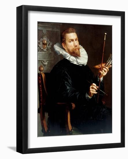 Self-Portrait, 1601-Joachim Wtewael-Framed Giclee Print