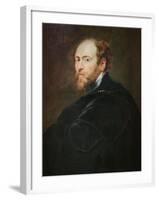 Self Portrait, 1628 circa (Oil on Canvas)-Peter Paul Rubens-Framed Giclee Print