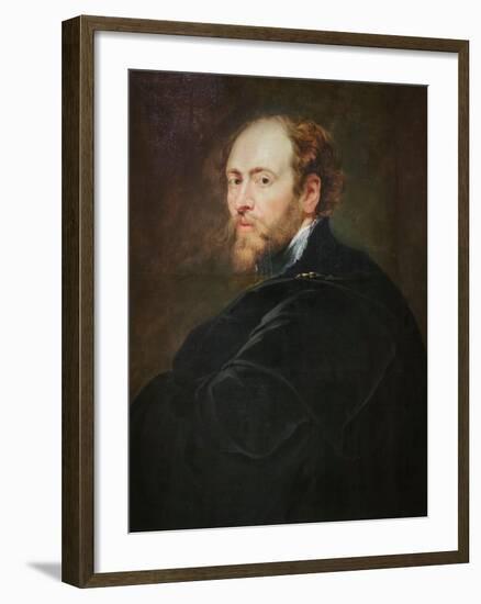 Self Portrait, 1628 circa (Oil on Canvas)-Peter Paul Rubens-Framed Giclee Print