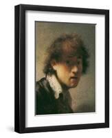 Self Portrait, 1629-Rembrandt van Rijn-Framed Giclee Print