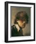 Self Portrait, 1629-Rembrandt van Rijn-Framed Giclee Print