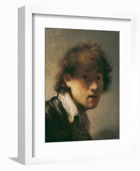 Self Portrait, 1629-Rembrandt van Rijn-Framed Giclee Print