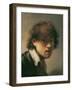 Self Portrait, 1629-Rembrandt van Rijn-Framed Giclee Print