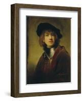 Self Portrait. 1634-Rembrandt van Rijn-Framed Giclee Print
