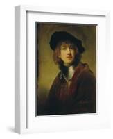 Self Portrait. 1634-Rembrandt van Rijn-Framed Giclee Print