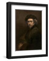 Self-Portrait, 1659-Rembrandt van Rijn-Framed Giclee Print