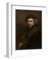 Self-Portrait, 1659-Rembrandt van Rijn-Framed Giclee Print