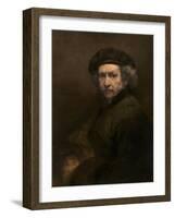 Self-Portrait, 1659-Rembrandt van Rijn-Framed Giclee Print