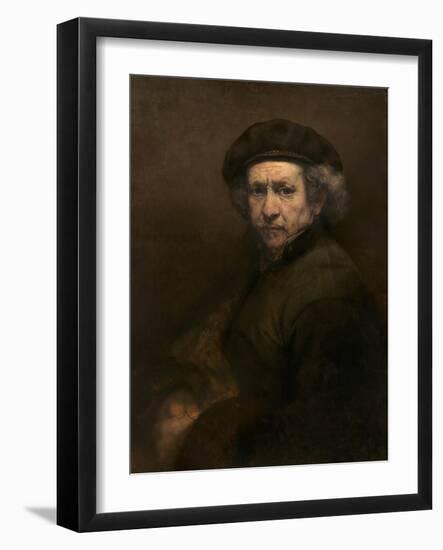 Self-Portrait, 1659-Rembrandt van Rijn-Framed Giclee Print