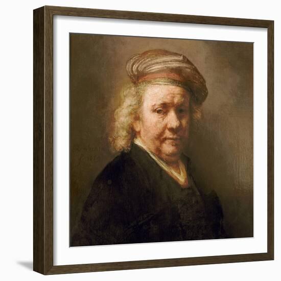 Self Portrait, 1669-Rembrandt van Rijn-Framed Giclee Print