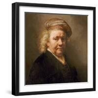 Self Portrait, 1669-Rembrandt van Rijn-Framed Giclee Print