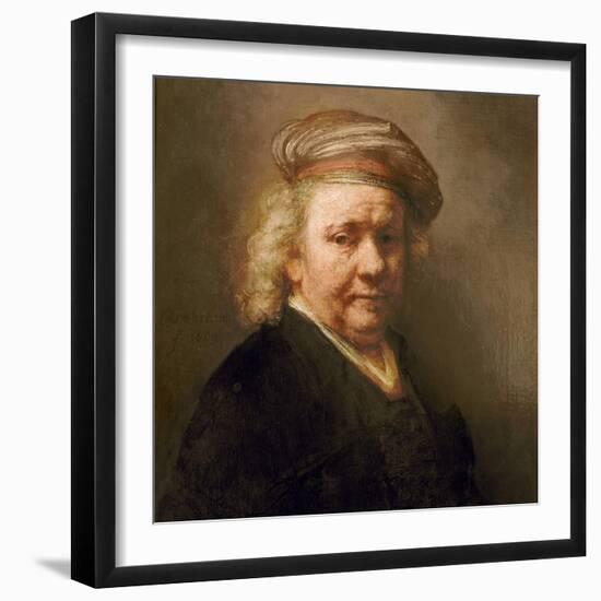 Self Portrait, 1669-Rembrandt van Rijn-Framed Giclee Print