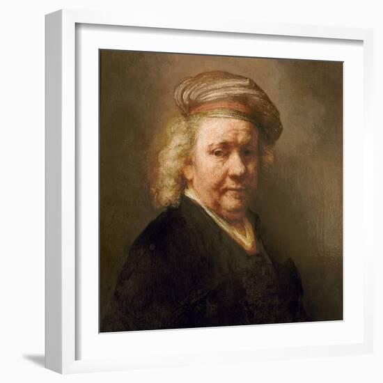 Self Portrait, 1669-Rembrandt van Rijn-Framed Giclee Print