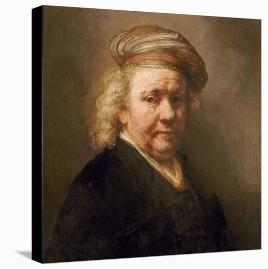 Self Portrait, 1669-Rembrandt van Rijn-Stretched Canvas