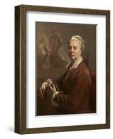 Self-Portrait, 1707-Nicolas de Largilliere-Framed Giclee Print