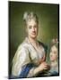 Self Portrait, 1709-Rosalba Giovanna Carriera-Mounted Giclee Print