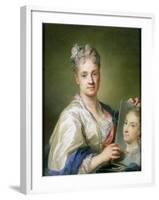 Self Portrait, 1709-Rosalba Giovanna Carriera-Framed Giclee Print