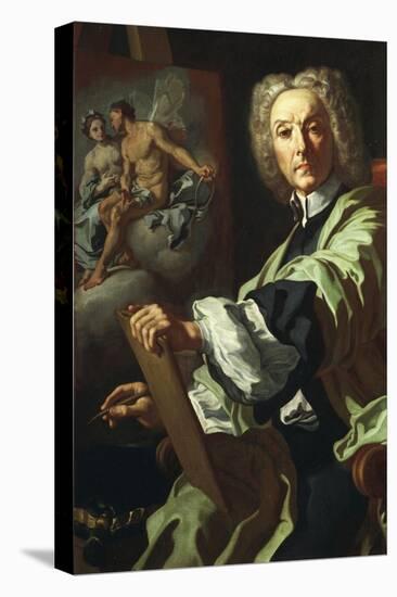 Self-Portrait, 1715-Francesco Solimena-Stretched Canvas