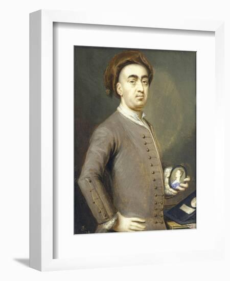 Self Portrait, 1724-Bernard III Lens-Framed Giclee Print